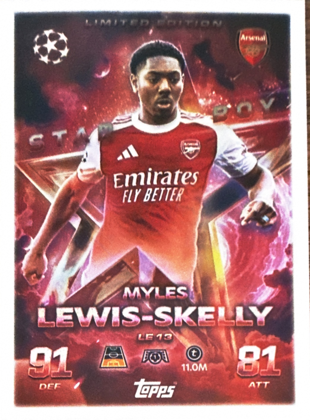 Myles Lewis Skelly Match Attax